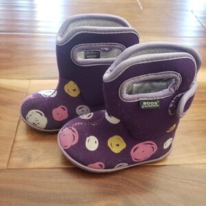 Baby Bogs Purple and Pink Boots